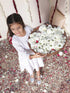 Girl's White Mirror Kurta