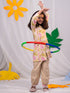 Girl's' Yellow Printed Kurta Patiala Set