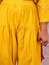 Girl's Yellow Kurta Salwar And Dupatta Set