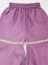 Girl's' Lavender Kurta Sharara And Dupatta Set