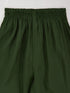 Girl's' Bottle Green Kurta Set With Dupatta