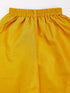 Girl's' Mustard Kurta Palazzo Set With Potli