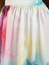 Girl's Multicolor Printed Satin Two Piece Set