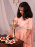 Girl's' Pink Lehenga Set