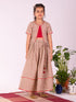 Girl's' Mint Green And Red Lehenga Set