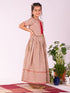 Girl's' Mint Green And Red Lehenga Set
