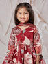 Girl's' Maroon Girl's Lehenga Choli