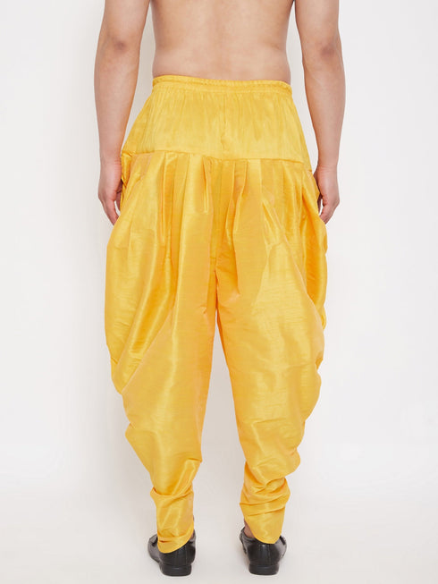 Men's Yellow Dhoti Pants