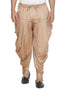 Men's Rose Gold Cotton Silk Blend Dhoti