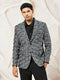 Men's Grey Velvet Blazer