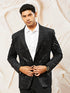Men's Black Velvet Blazer