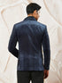Men's Navy Blue Velvet Blazer