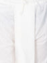 Men's White Cotton Silk Blend Dhoti