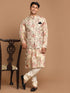 Men's Beige Printed Jacket