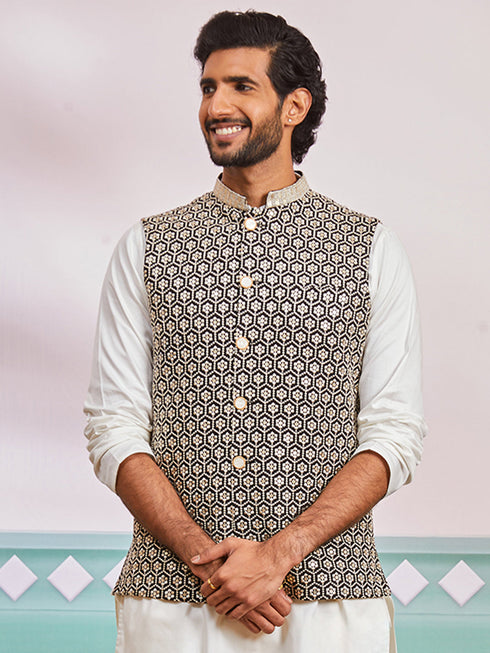 Men's Black - Nehru Jacket