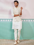 Men's Off White - Nehru Jacket