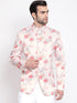 Men's Peach Silk Blend Jodhpuri