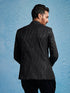 Men's Black Sequined Jodhpuri
