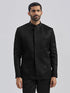 Men's Black Silk Blend Jodhpuri