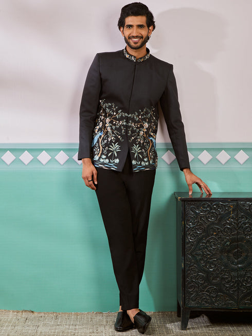 Men's - Satin Silk Jodhpuri