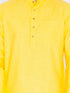Men's Yellow Linen Kurta