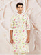 Men's Cream Cotton Blend Kurta