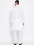 Men's White Pure Cotton Kurta Pyjama Set