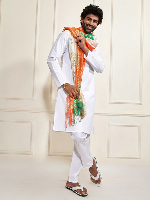 Kurta And Pyjama And Dupatta Set
