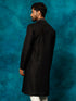 Men's Black Cotton Blend Ethnic Kurta