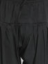 Men's Black Viscose Kurta,Patiala And Dupatta Set.