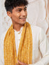 Men's Cream Viscose Kurta, Pant And Dupatta Set
