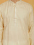 Men's Cream Cotton Kurta