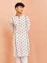 Men's Cream Cotton Kurta