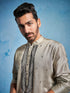 Men's Chiku Silk Blend Kurta