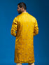 Men's Mustard Silk Blend Kurta