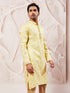 Men's Mint Green Silk Blend Kurta
