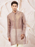 Men's Lavender Tissue Silk Kurta