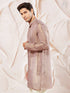 Men's Lavender Tissue Silk Kurta