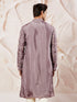 Men's Lavender Tissue Silk Kurta