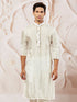 Men's White Tissue Silk