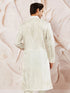 Men's White Tissue Silk