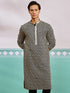 Men's Black Rayon Kurta