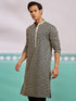 Men's Black Rayon Kurta