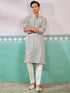Men's Grey Rayon Kurta