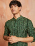 Men's Green Rayon Kurta