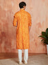 Men's Mustard Rayon Kurta And Pyjama Set