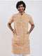Men's Gold Cotton Kurta