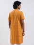 Men's Mustard Cotton Kurta