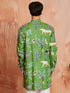 Men's Green Cotton Kurta