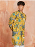 Men's Mustard Cotton Kurta